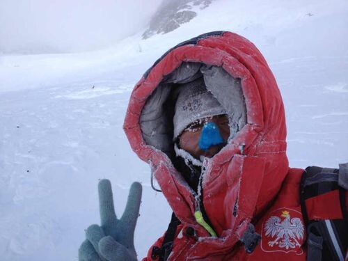 Tomasz Kowalski podczas wyprawy na Broad Peak, fot. Polski Himalaizm Zimowy