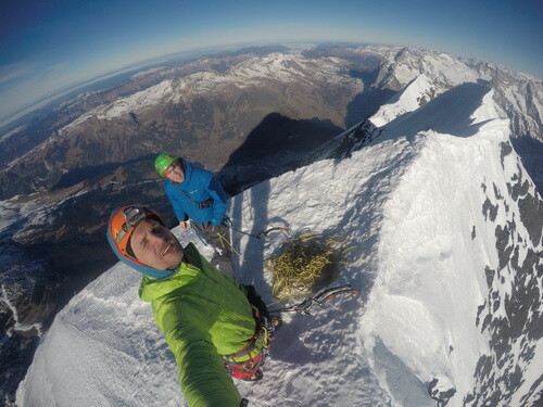 Na szczycie Eigeru, fot. Marcin Tomaszewski